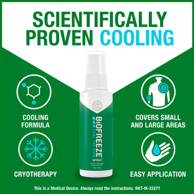 Biofreeze Pain Relief Spray 118ml - Image 3