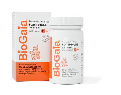 Biogaia Protectis Orange Vitamin D3 20 mcg 90 Chewable Tablets