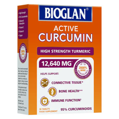 Bioglan Active Curcumin High Strength Turmeric 30 Tablets