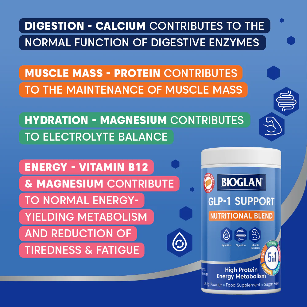 Bioglan GLP-1 Support Powder Nutritional Blend 355g - Image 3