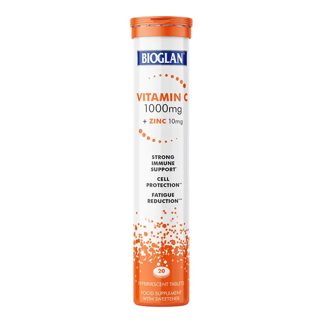 Bioglan Vitamin C And Zinc Effervescent 20 Tablets