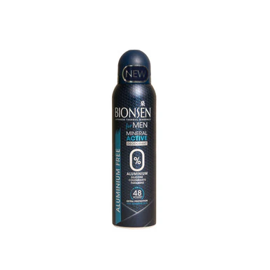 Bionsen Aluminium Free Mineral Active for Men Deodorant 150ml