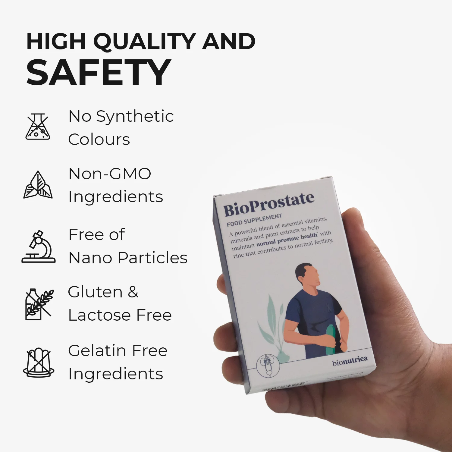 BioProstate Advanced Prostate & Testosterone Support 60 Tablets - Image 5