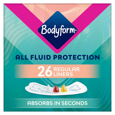 Bodyform Extra Protection All Fluid Liner Regular 26s - Image 5