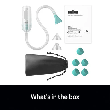 Braun Manual Nasal Aspirator 1 & Filters Bundle Pack - Image 3