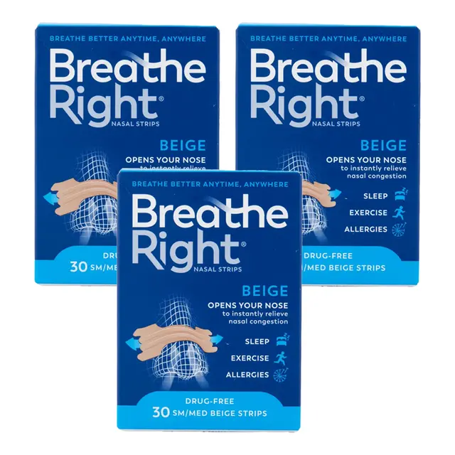 Breathe Right Nasal Strips Original S/M 30 x 3