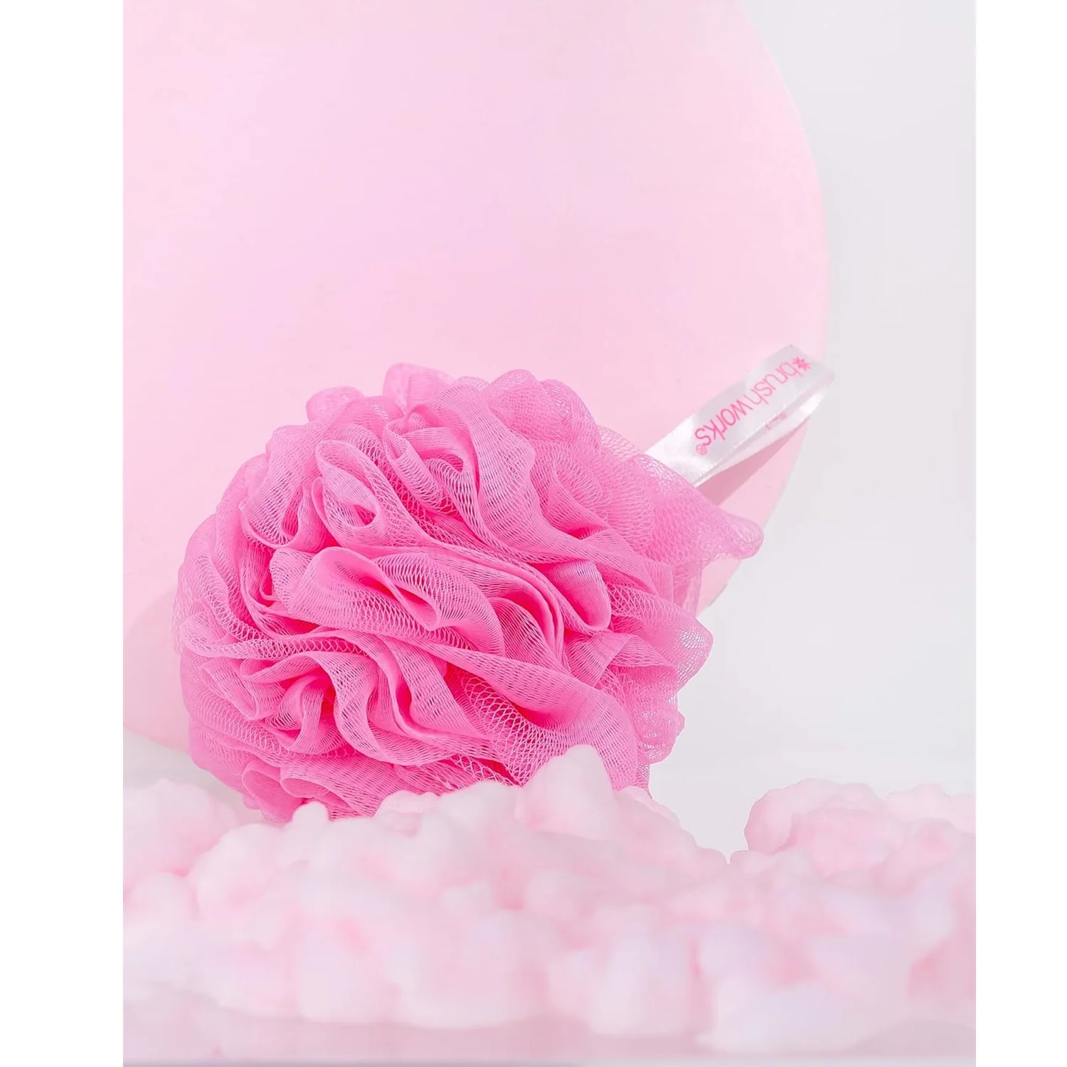 Brushworks Bath & Shower Pouf - Image 2