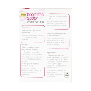 Buttercup Bronchostop Cough Pastilles 40 Pack - Image 2