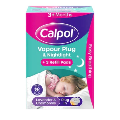 Calpol Orange Soothe & Care Vapour Plug & Nightlight 3+ Months