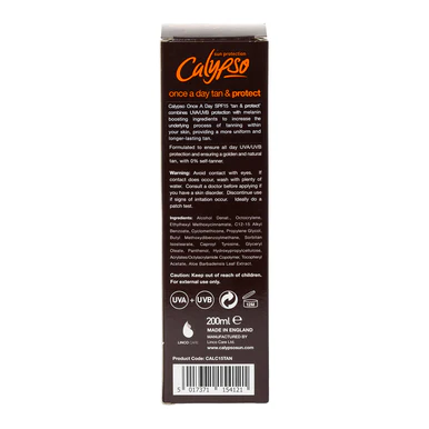 Calypso Once A Day Tan & Protect SPF15 200ml - Image 2
