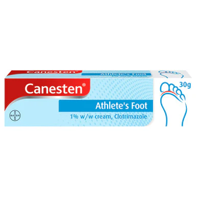 Canesten Athletes Foot Dual Action 1% Cream 30g