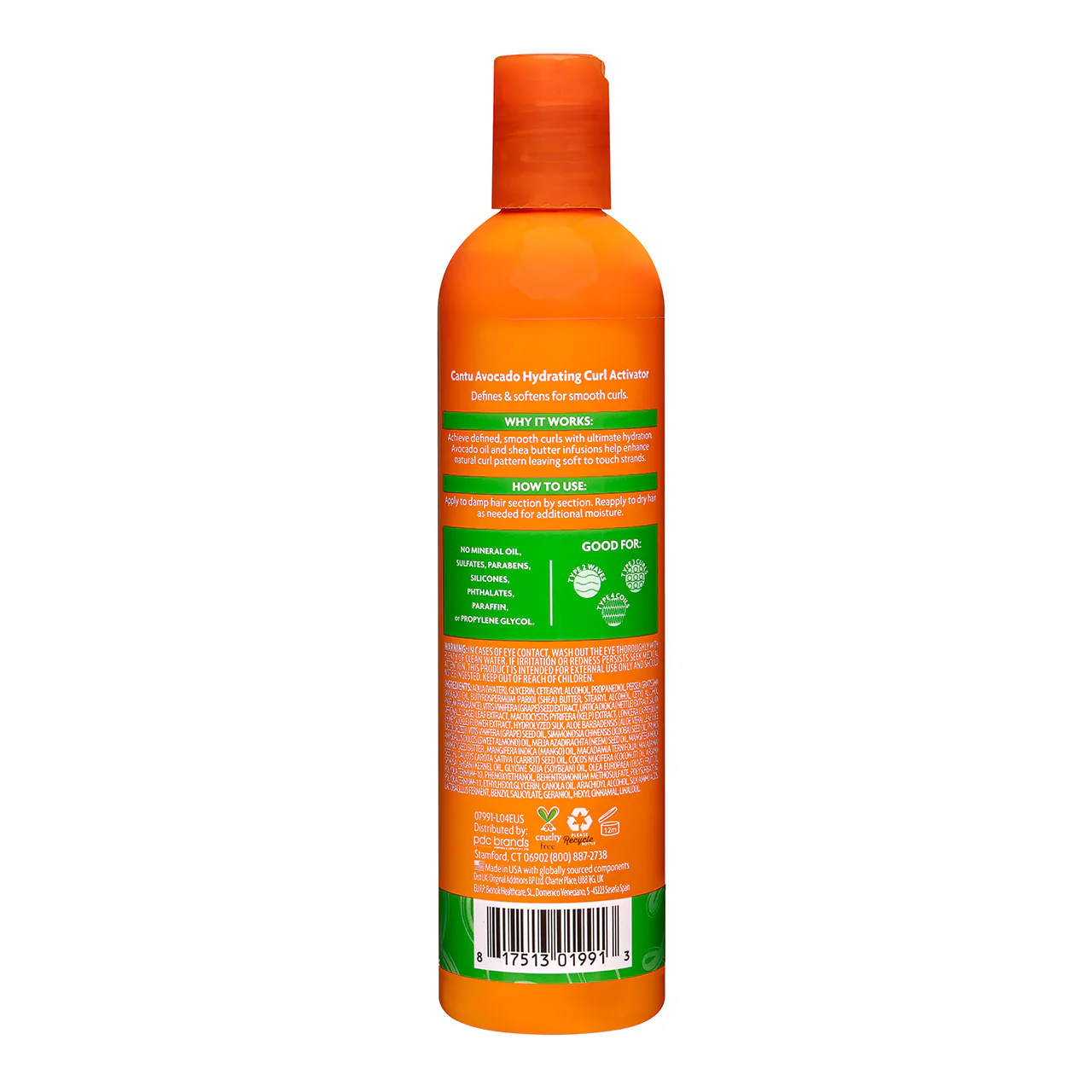Cantu Avocado Hydrating Curl Activator Cream 355ml - Image 2