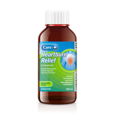 Care+ Heartburn Relief Oral Suspension 500ml