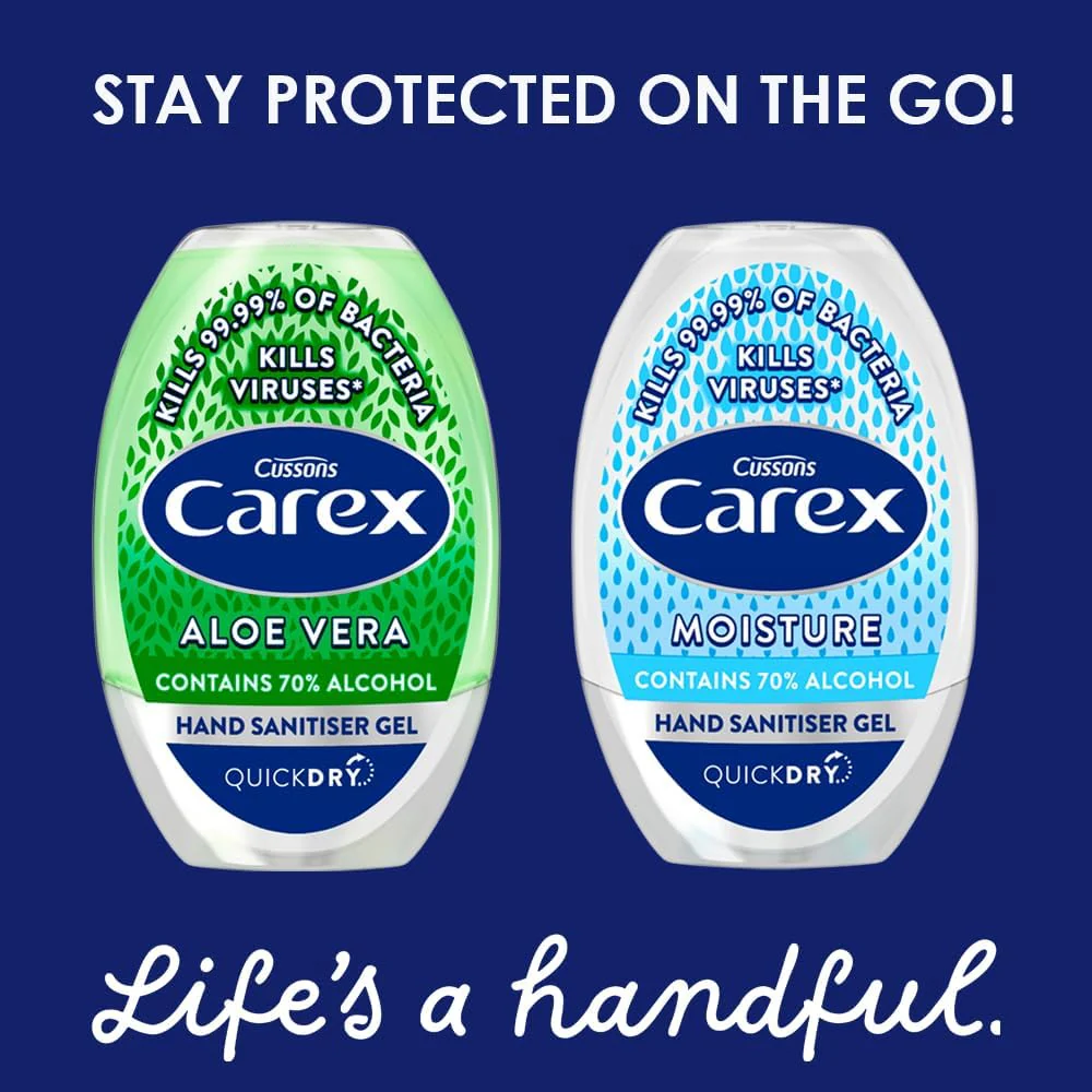 Carex Hand Gel Aloe Vera 50ml - Image 3
