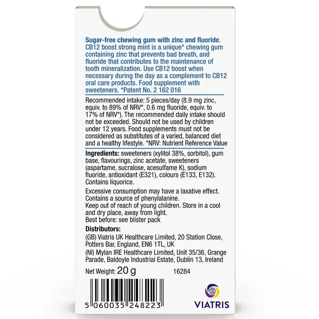 CB12 Boost Gum 10 Pack - Image 2
