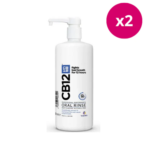 CB12 Mint Mouthwash -Twin pack 1L x 2