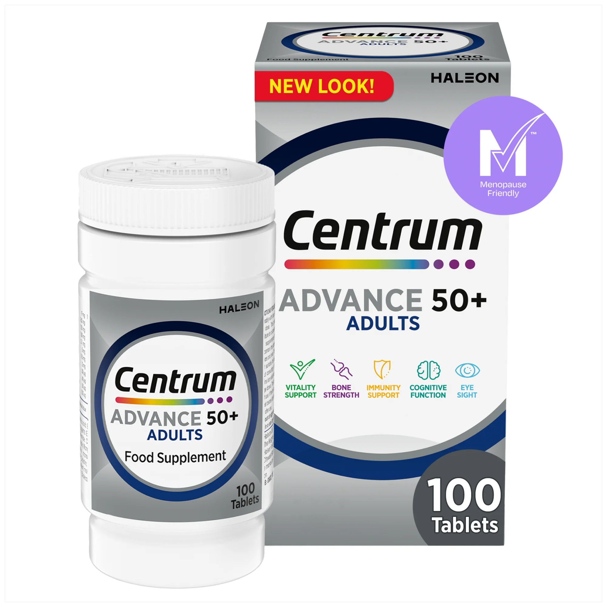 Centrum Advance 50+ Multivitamins & Minerals 100 Tablets