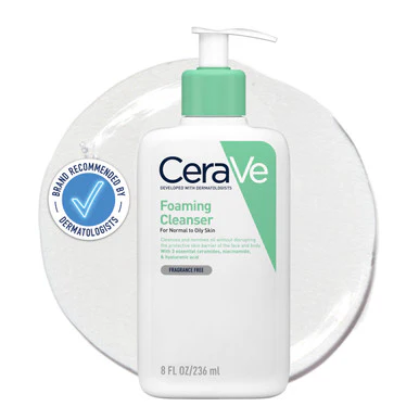 CeraVe Facial Foaming Cleanser For Face & Body 236ml - Image 2
