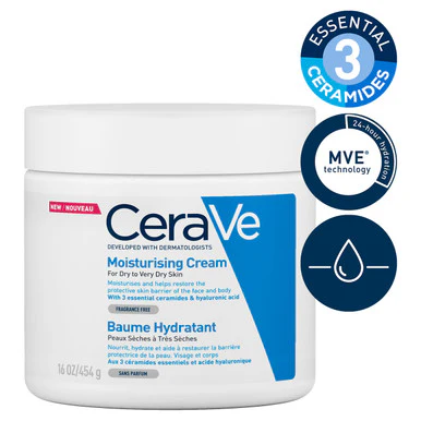 CeraVe Moisturising Cream 454g - Image 4