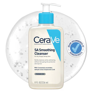 CeraVe SA Smoothing Cleanser For Face & Body 236ml - Image 2