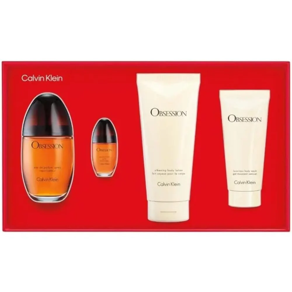 Ck Obsession Edp-S 100ml + Body Lotion 200ml + Edp-S 15ml