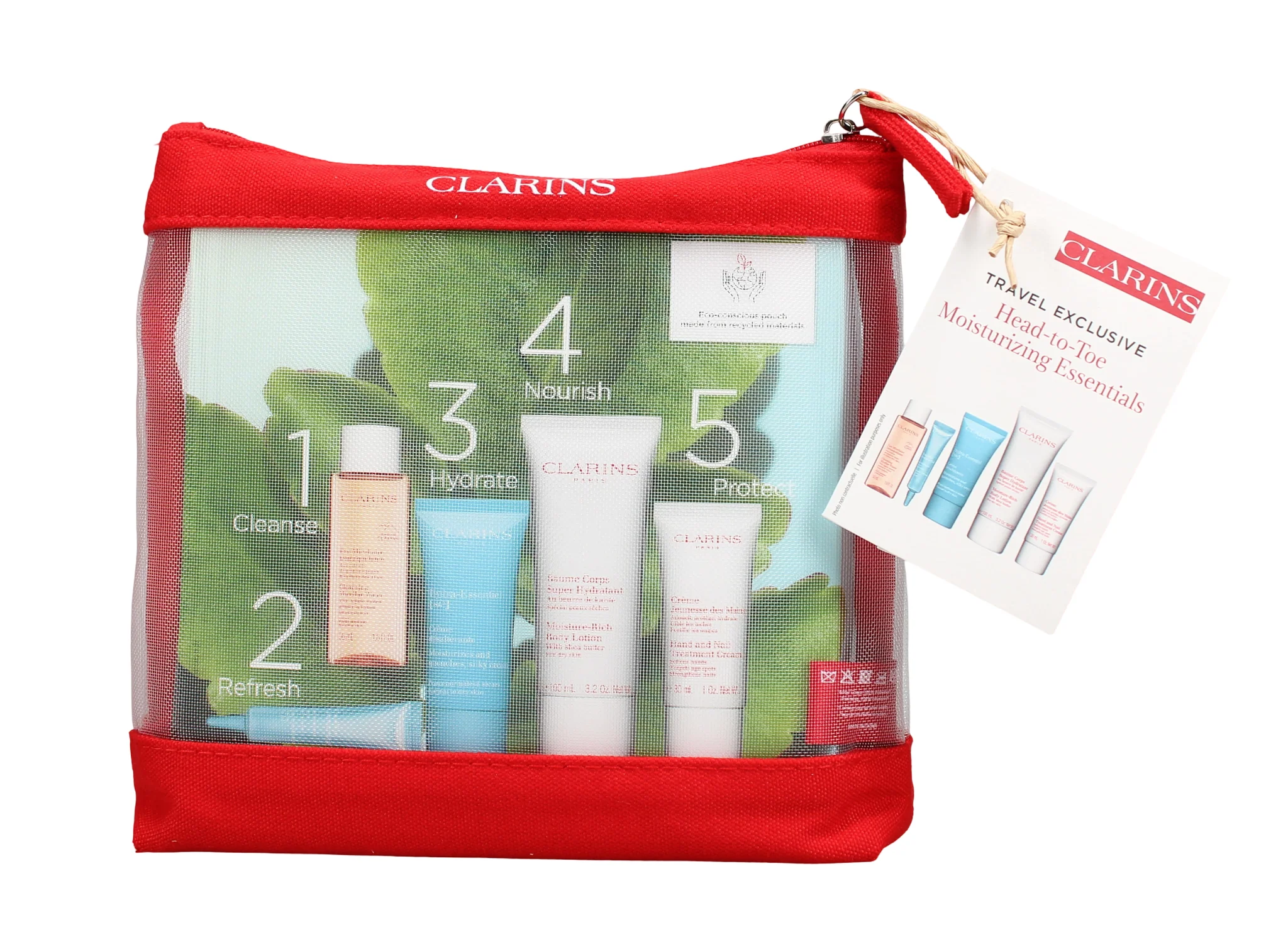 Clarins Head to Toe Moisturising Essentials Travel Gift Set
