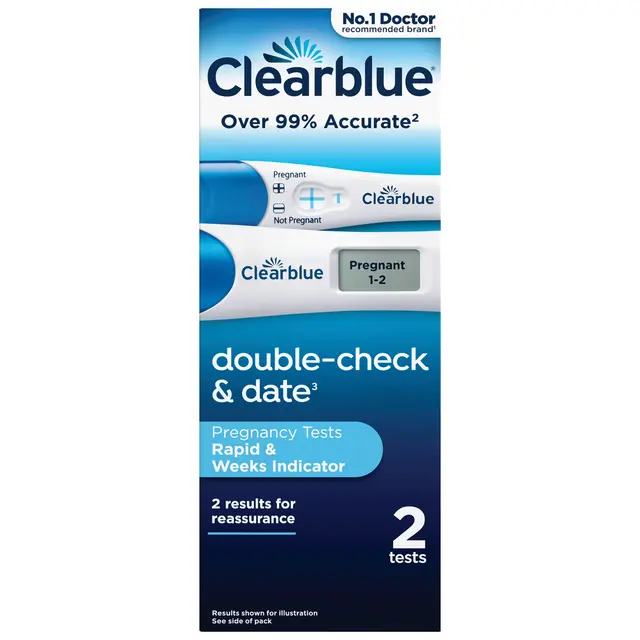Clearblue Combo Pack Pregnancy Test 2 Pack