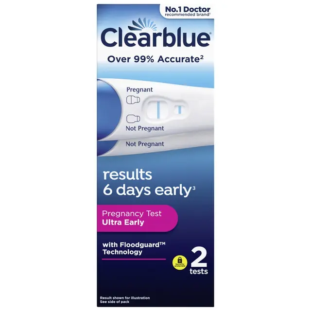 Clearblue Early Detection Visual Pregnancy 2 Tests