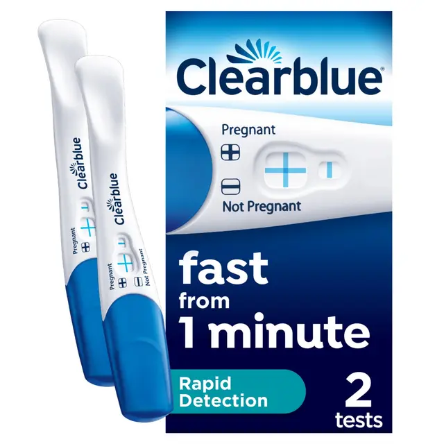 Clearblue Visual Rapid Detection Pregnancy 2 Tests