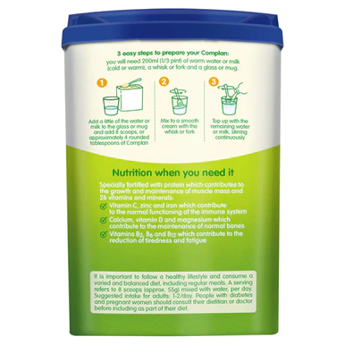 Complan Original Nutritional Drink 425g - Image 3