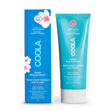Coola Organic Classic Body Sun Cream Lotion SPF50 Guava Mango 148ml