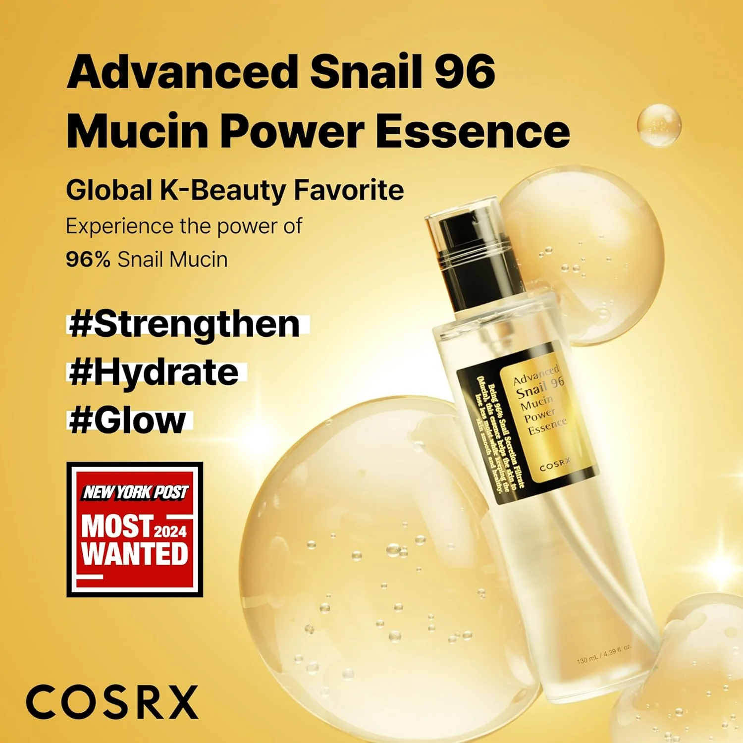 COSRX Advanced Snail 96 Mucin Power Essence 100ml - Image 3