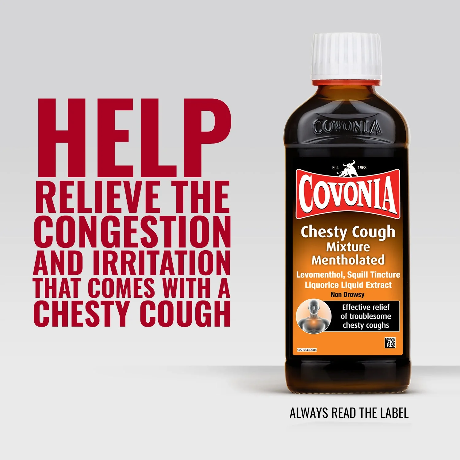 Covonia chesty cough mixture mentholated - Image 3