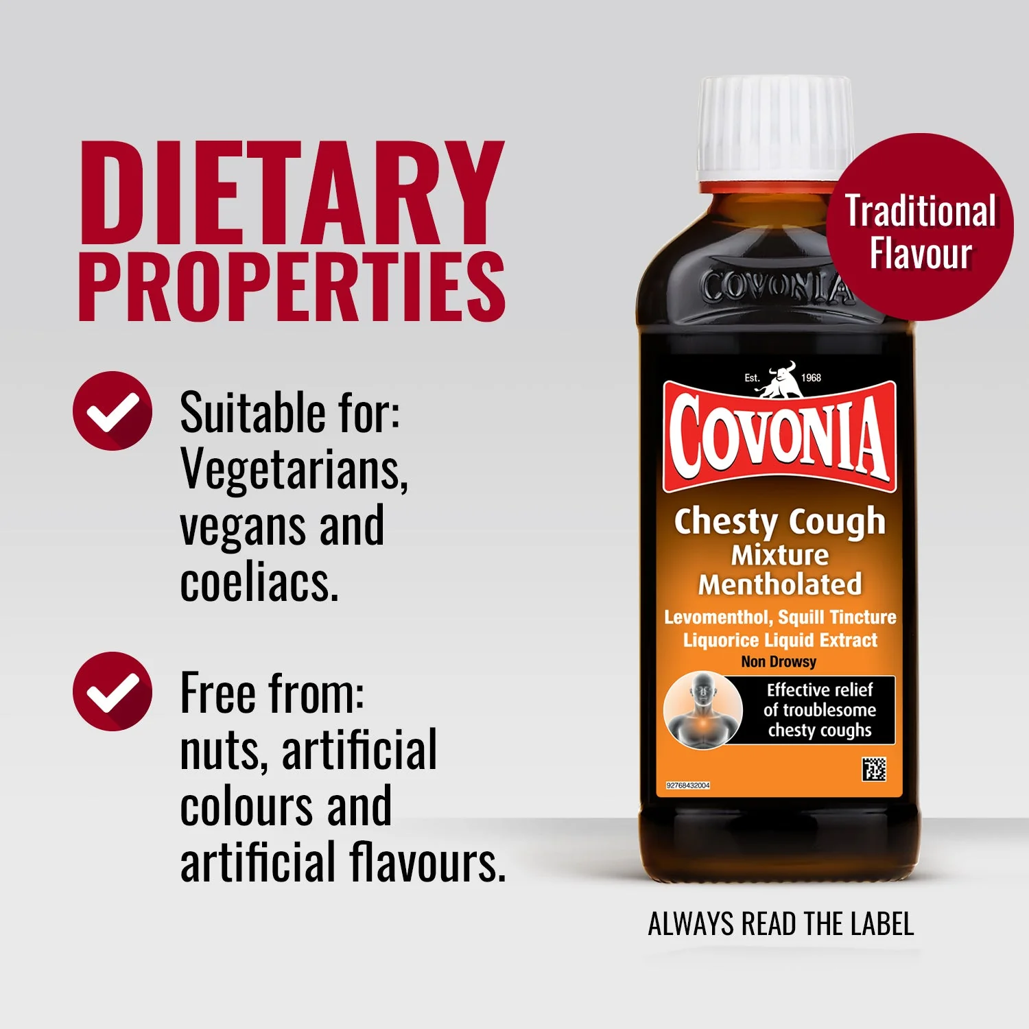 Covonia chesty cough mixture mentholated - Image 4