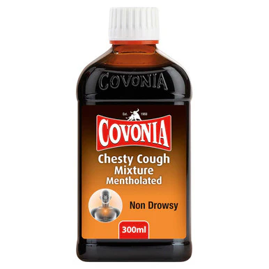 Covonia Chesty Cough Mixture Mentholated 300ml