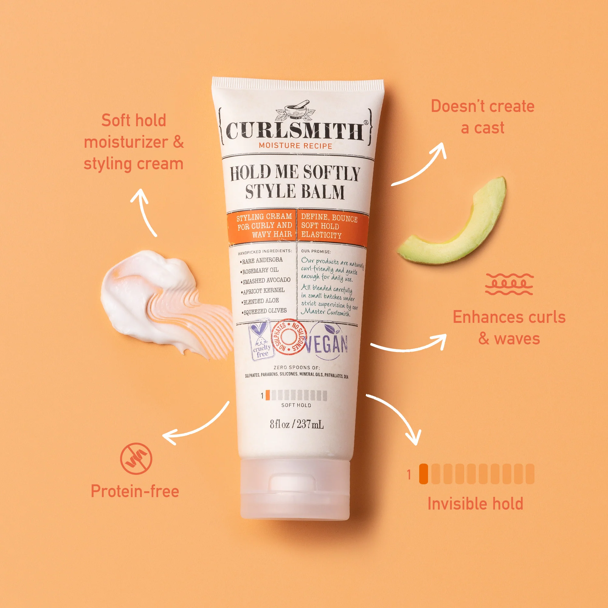 Curlsmith Hold Me Softly Style Balm 237ml - Image 2