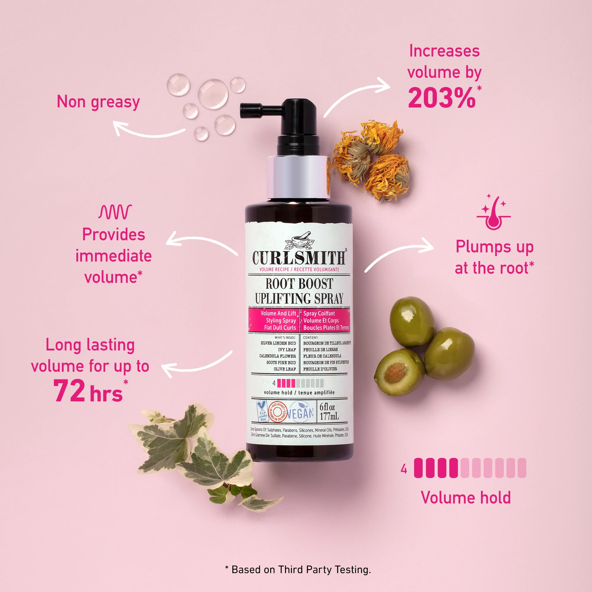 Curlsmith Root Boost Uplifting Spray 177ml - Image 2