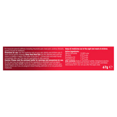 Deep Heat Rub 67g - Image 2