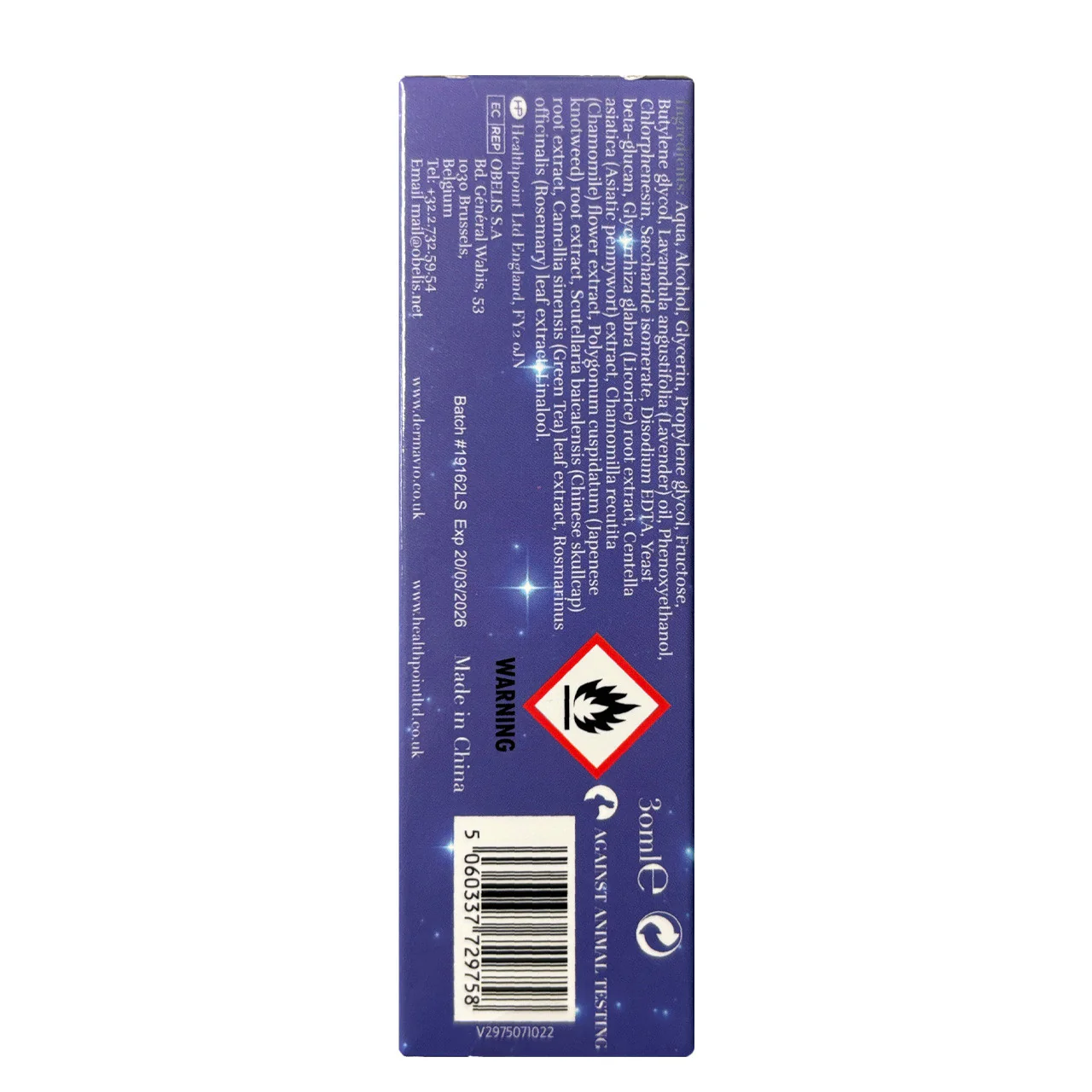 DermaV10 Pillow Spray Lavender 30ml - Image 2