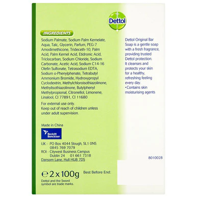 Dettol Anti-Bacterial Original Bar Soap 2 x 100g - Image 3