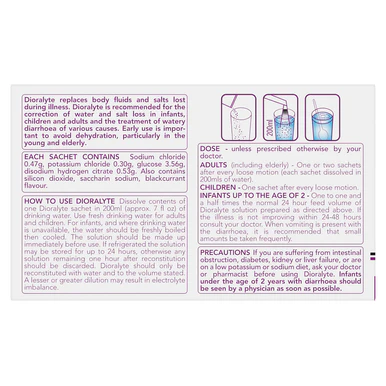 Dioralyte Blackcurrant Sachets 20 Sachets - Image 9