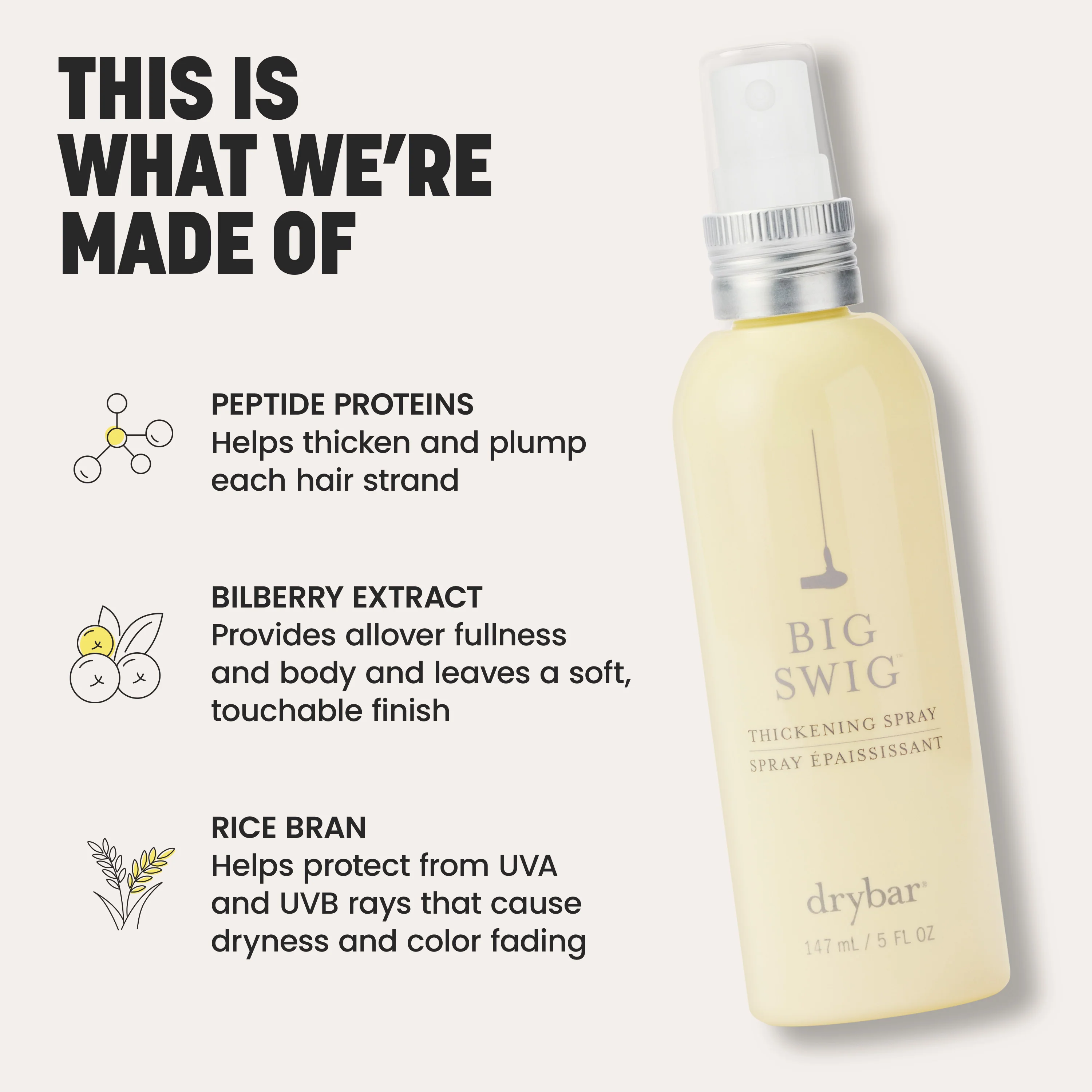 Drybar Big Swig Thickening Spray 147ml - Image 6