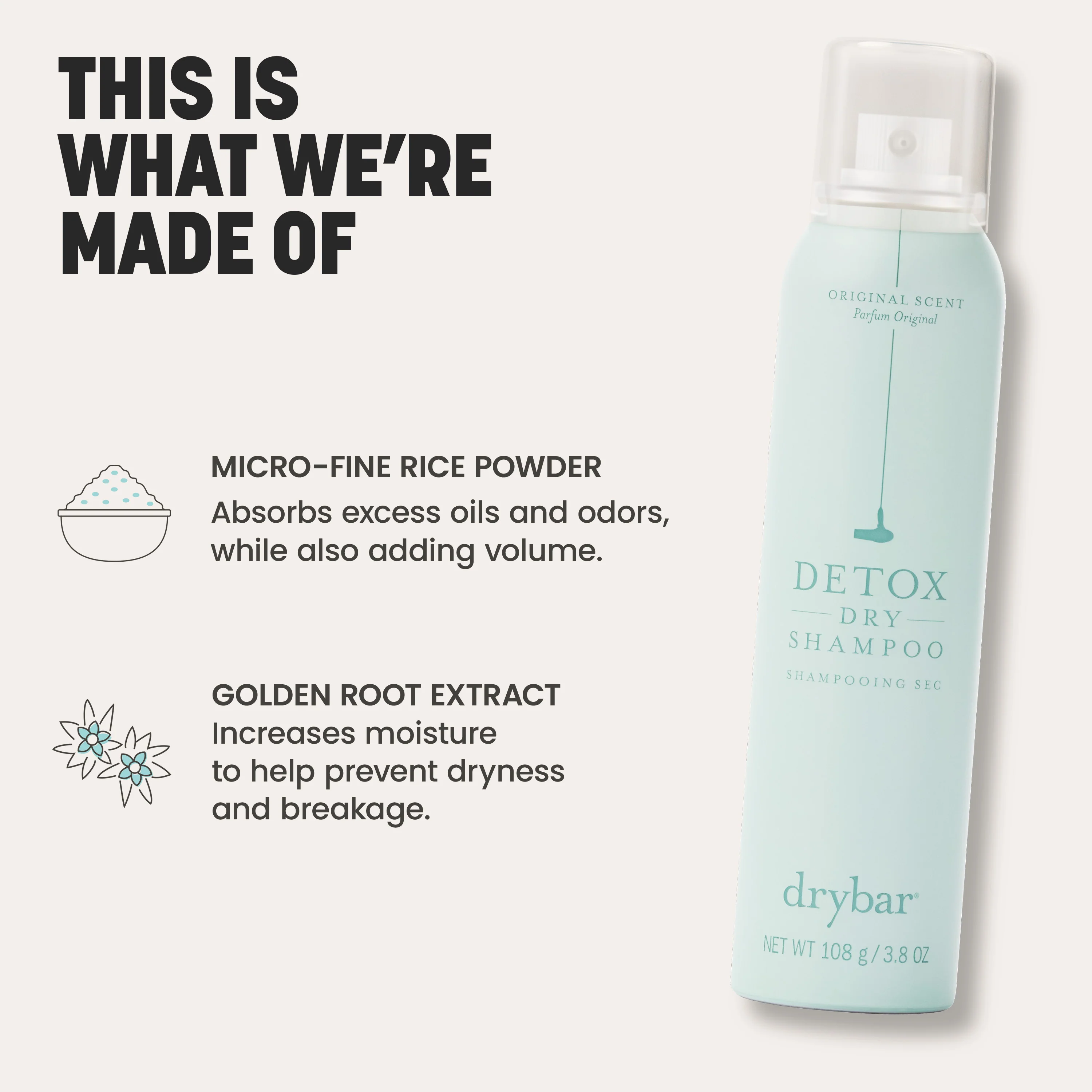 Drybar Detox Dry Shampoo Original 128ml - Image 7