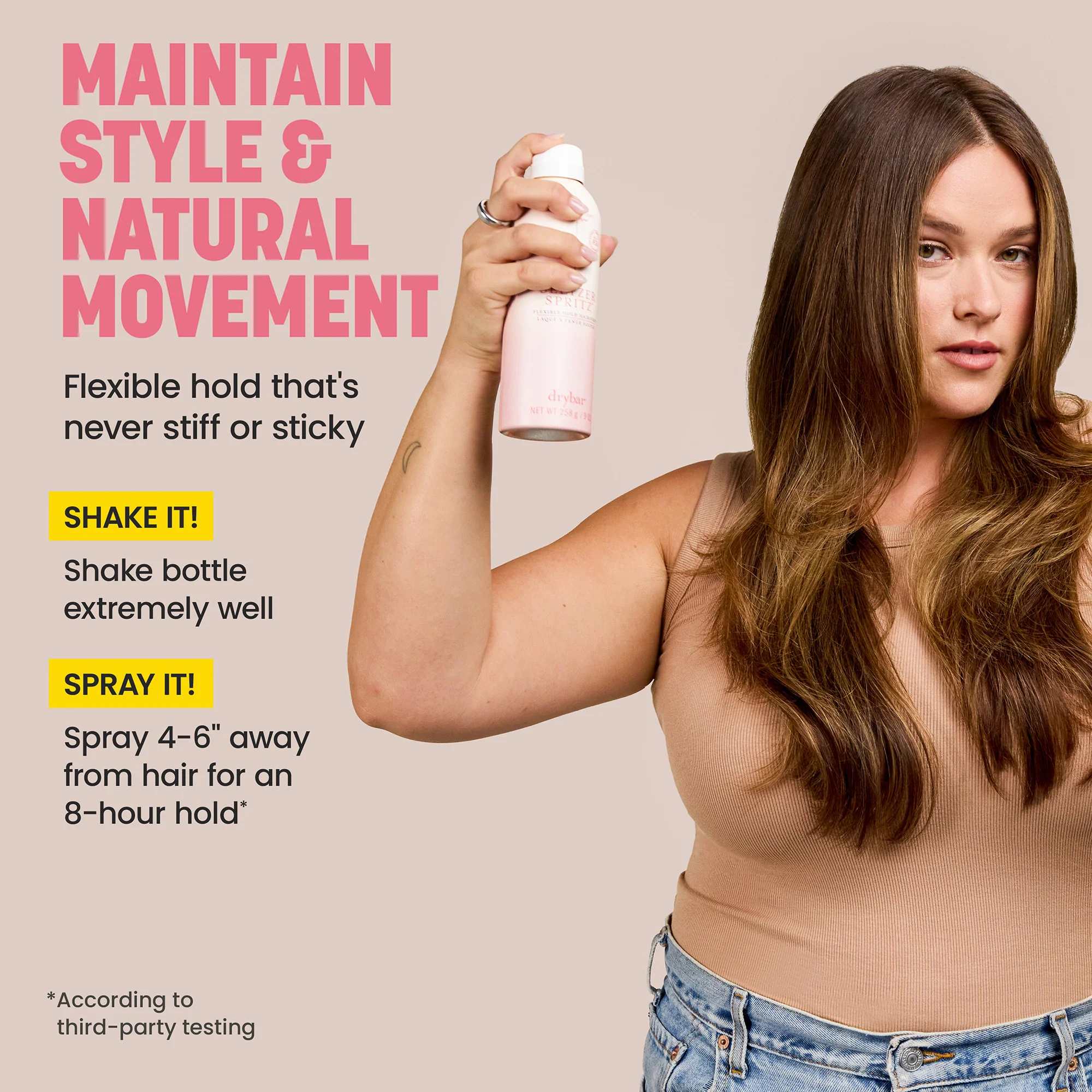 Drybar Seltzer Spritz Flexible Hold Hairspray 258g - Image 5