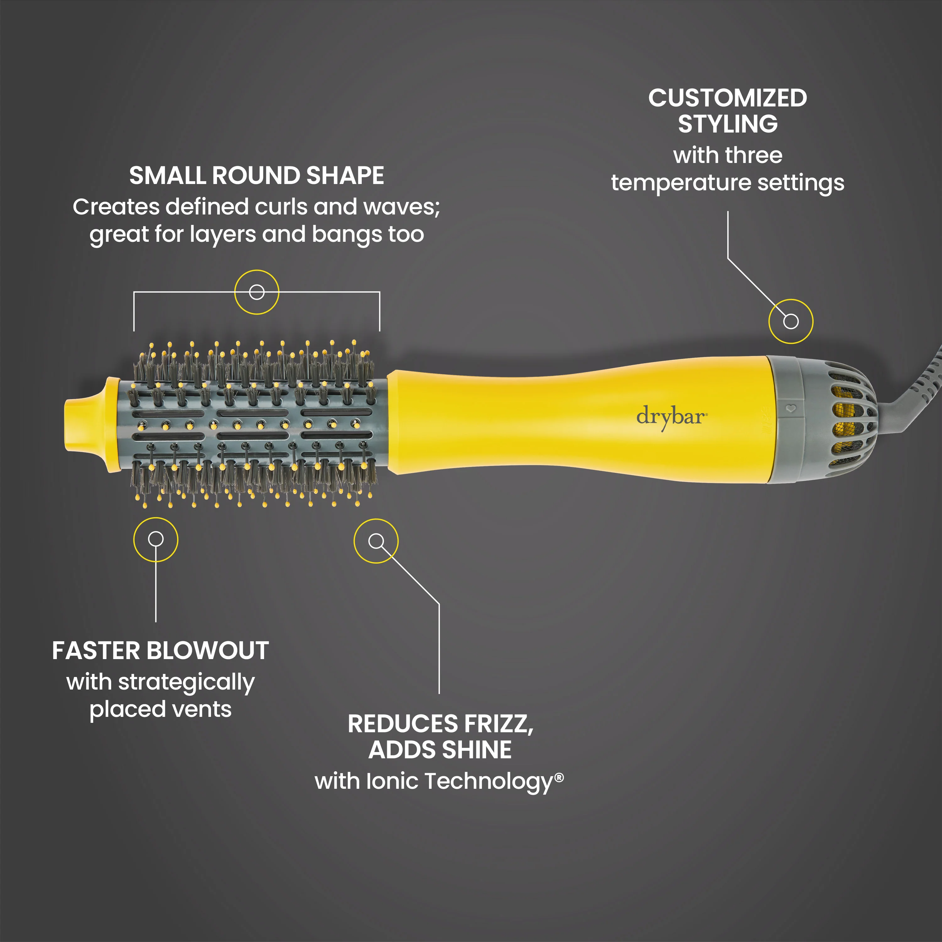Drybar The Half Shot Round Blow-Dryer Brush - Image 6