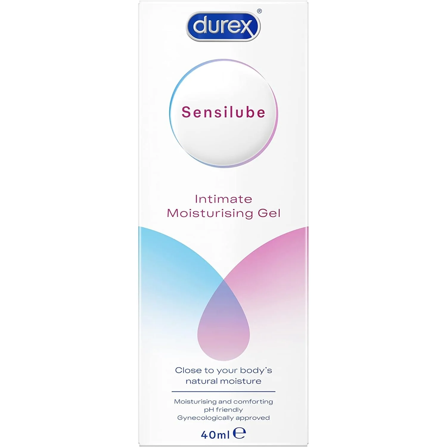 Durex Sensilube Intimate Moisturising Gel 40ml - Image 2