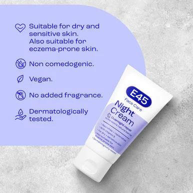 E45 Face Night Cream 50ml - Image 5