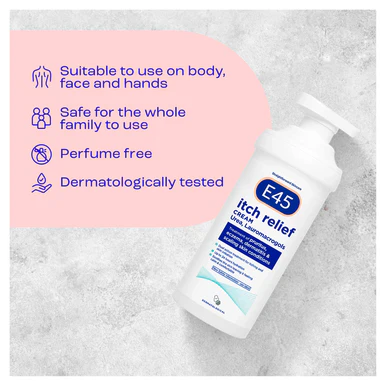 E45 Itch Relief Cream 500g - Image 3