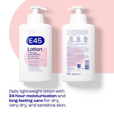 E45 Moisturising Lotion 500ml - Image 3