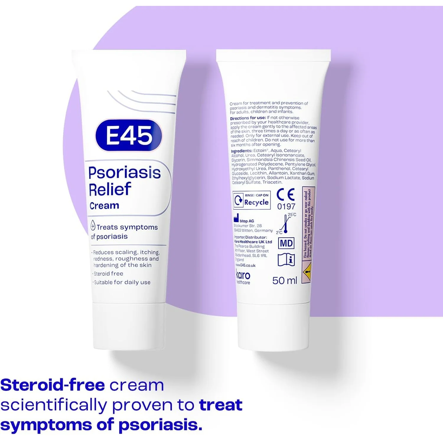 E45 Psoriasis Cream 50ml - Image 2